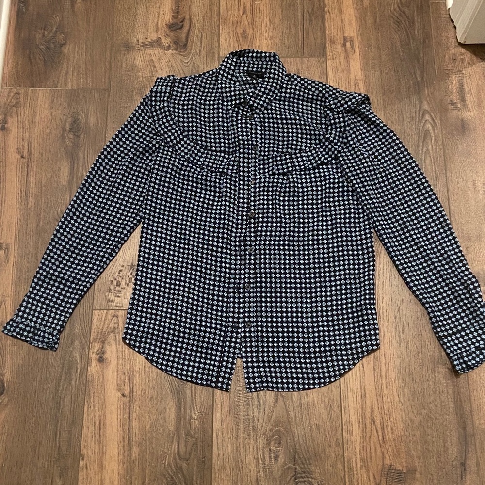 Who What Wear Printed Blouse